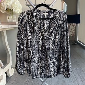 Joie silk long sleeve blouse